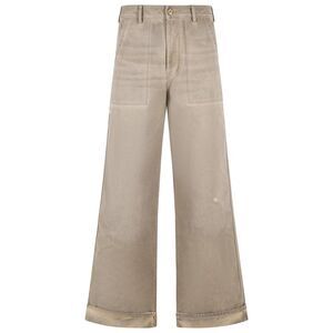 Acne Studios Beige Cotton Jeans Men